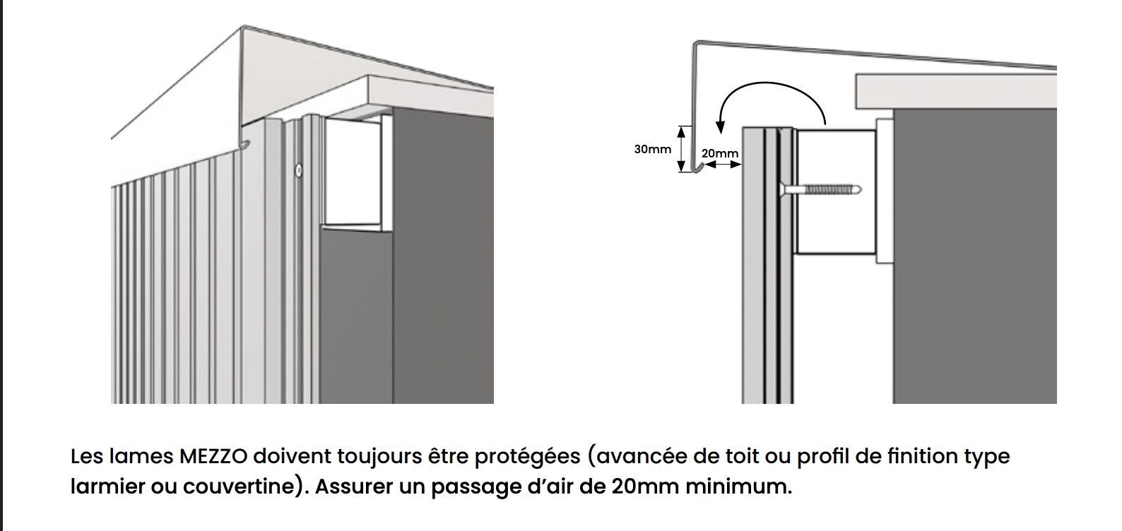 ventilation bardage composite